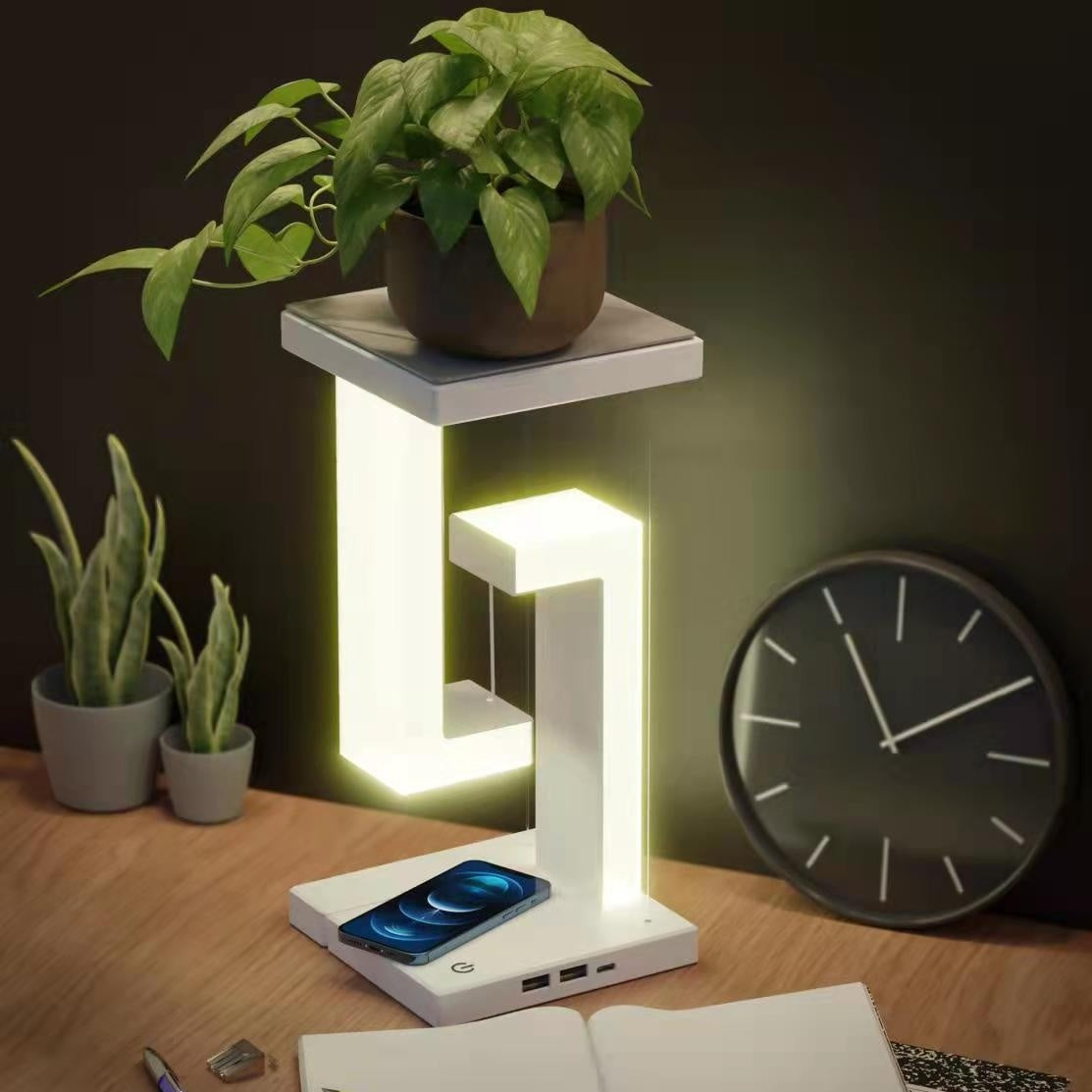 Table Lamp For Smartphone Wireless Charging