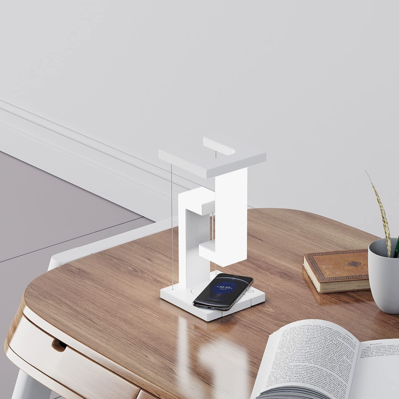 Table Lamp For Smartphone Wireless Charging