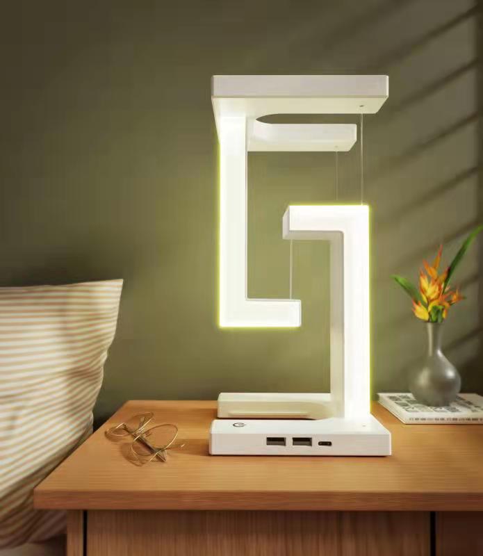 Table Lamp For Smartphone Wireless Charging
