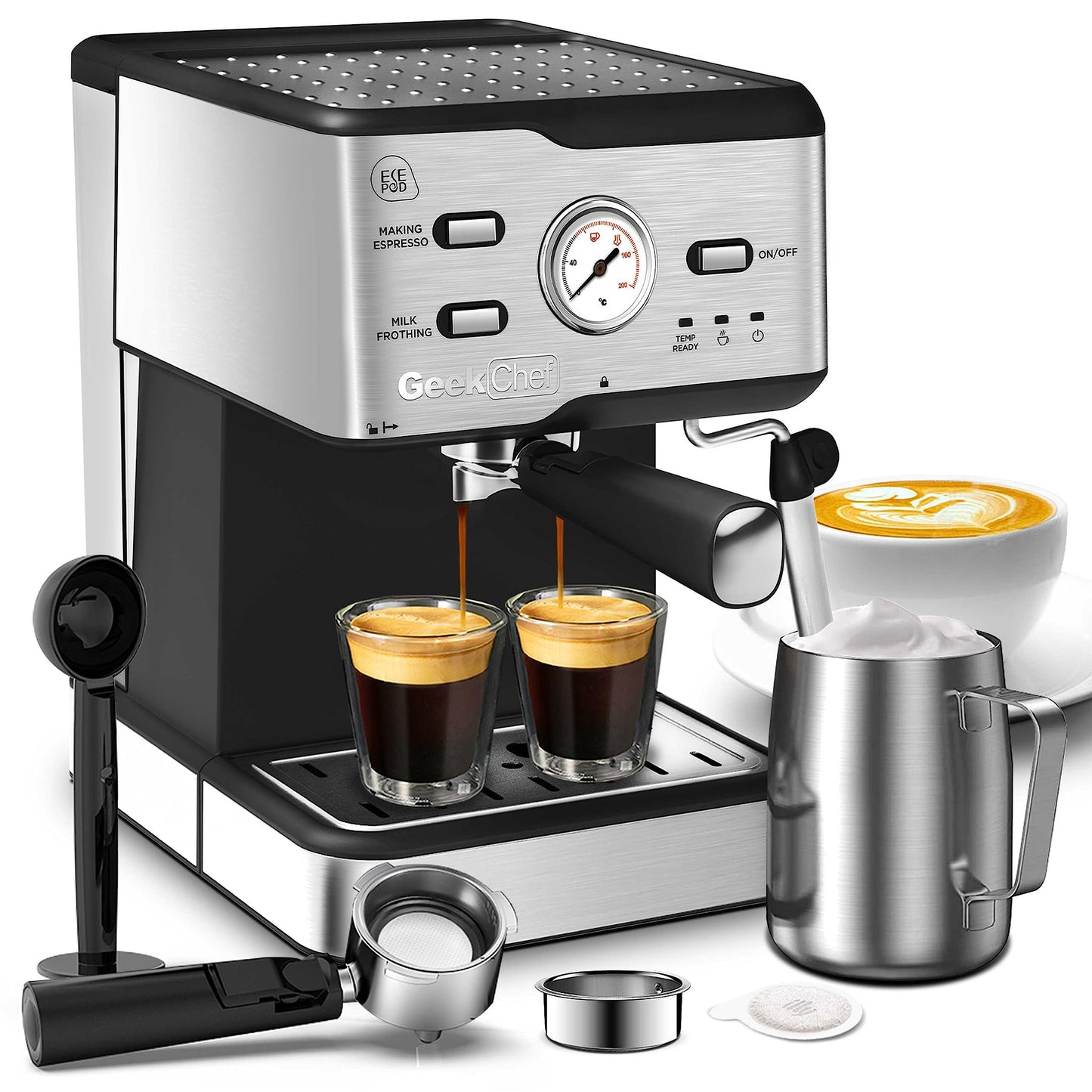 Geek Chef Espresso Machine